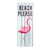Deluxe Pool Raft 74" x 30 "Beach Please"